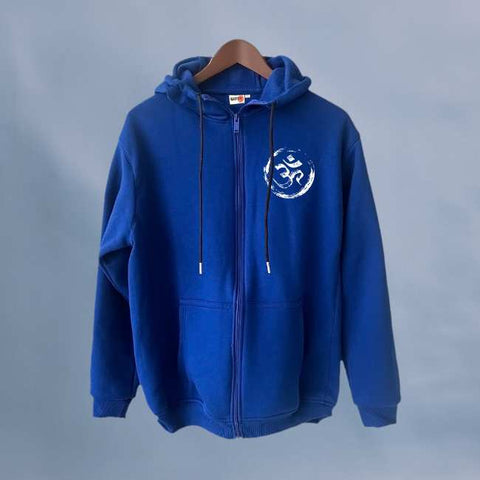 OM Blue Winter Jacket With Hood