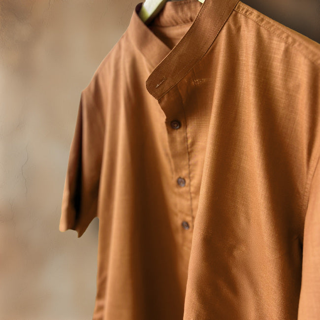 Jaipuri Bhagwa Kurta [Orange]