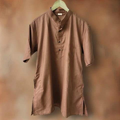 Jaipuri Bhoomi Kurta [Earthy-brown]