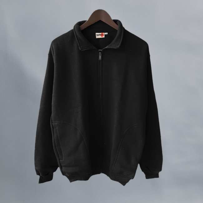 Winter Jacket Solid Black