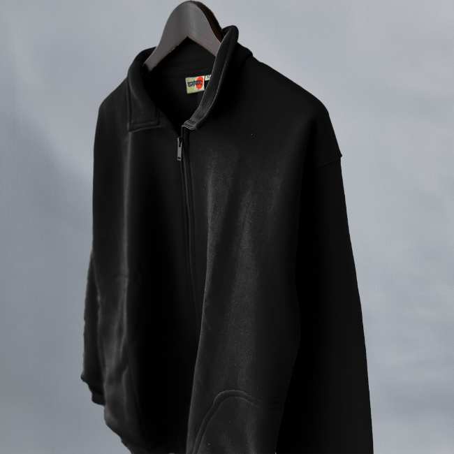Winter Jacket Solid Black
