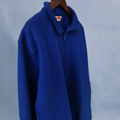 Winter Jacket Solid Blue