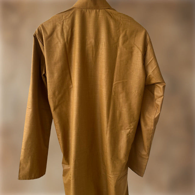 Jaipuri Bhoomi Long Kurta [Earthy-Brown]