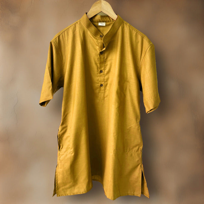 Jaipuri Chandan Kurta [Yellow]