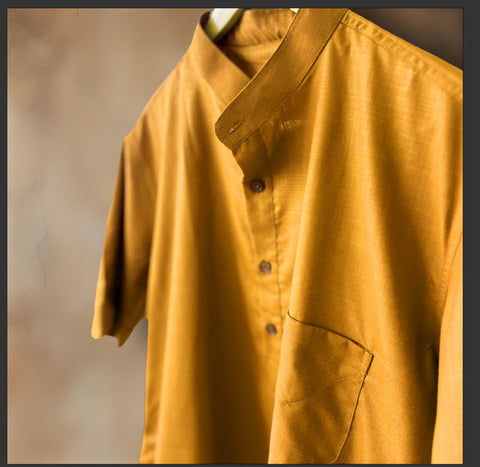 Jaipuri Chandan Kurta [Yellow]