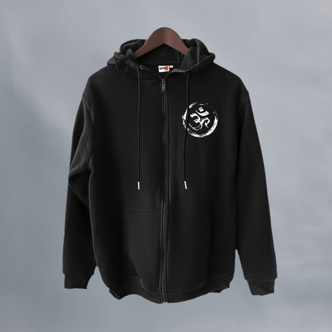 OM Black Winter Jacket With Hood