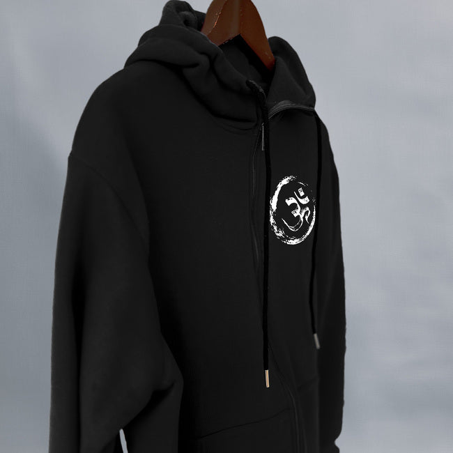OM Black Winter Jacket With Hood
