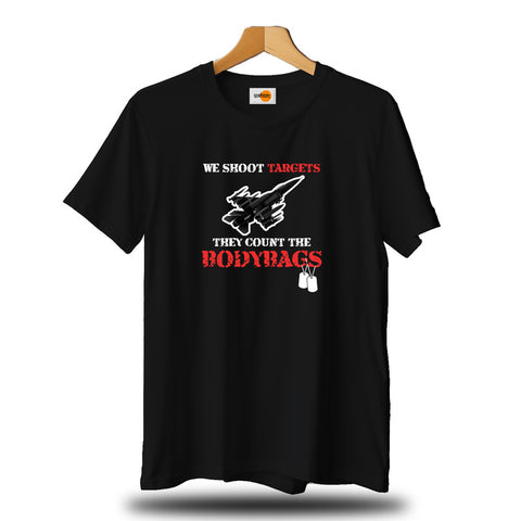 Indian Airforce - We Shoot Targets T-Shirt [Black]