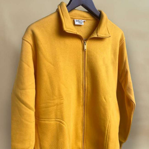 Winter Jacket Solid Yellow